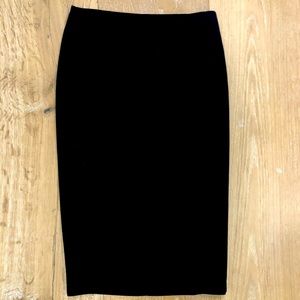 Zara black pencil skirt